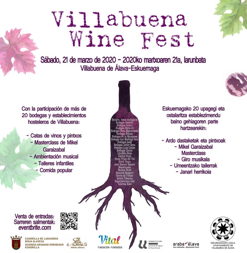 cartel villabuena wine fest